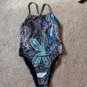 Jolyn one piece, Dayno style, tie back